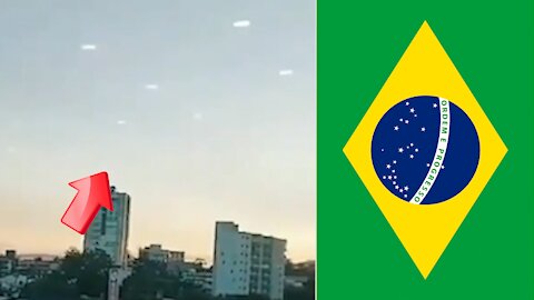 A large number of UFOs are hovering over Salvador Brazil on 3 May 2021 [Space]