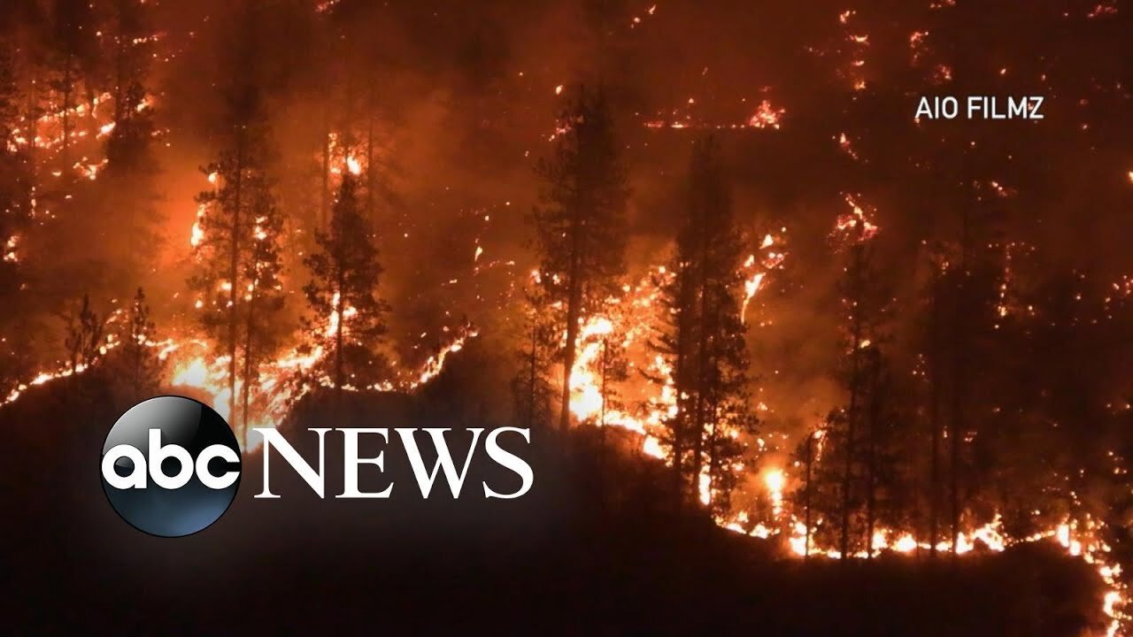 Massive wildfire explodes on California-Oregon border