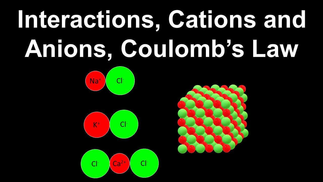 Interactions, Cations and Anions, Coulomb's Law - AP Chemistry