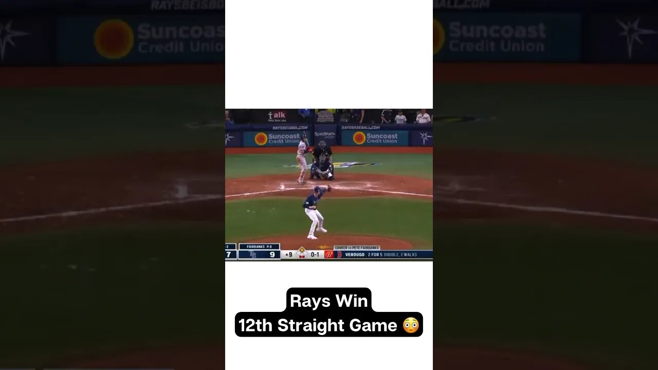 Rays Win 12th Straight Game, Remain Undefeated At 12-0