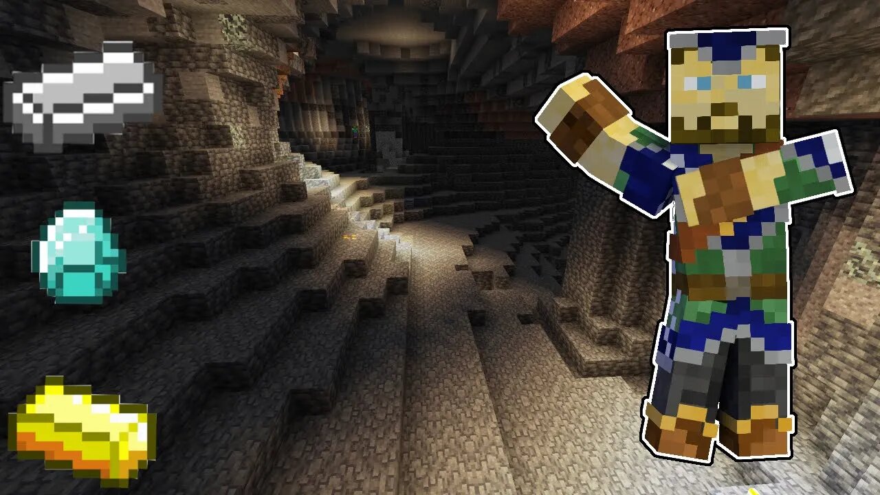 Minecraft But It's Bite-Sized: Mining and Caving