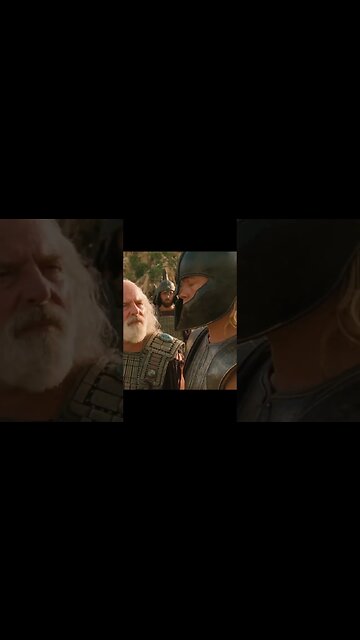 Achilles First Fight/Kill. Achilles vs Boagrius - Troy #Shorts