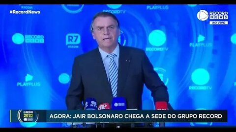 Bolsonaro Na Record News 23/10/2022