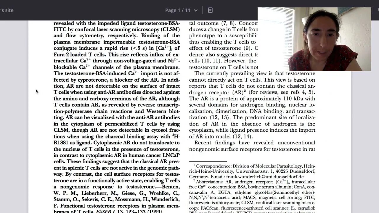 Literature Review: Membrane Androgen Receptors
