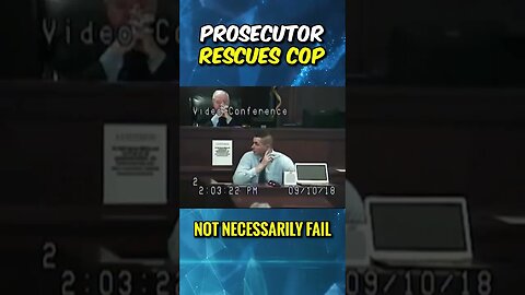 COP Rescued at FINAL MOMENTS by PROSECUTOR