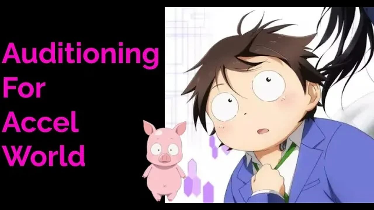Auditioning For Accel World #accelworld #anime #voiceacting #Erikscottkimerer #crunchyroll
