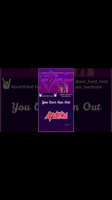 Amazon – You Can't Run Out #Shorts #AORHardRock #AOR #HardRock