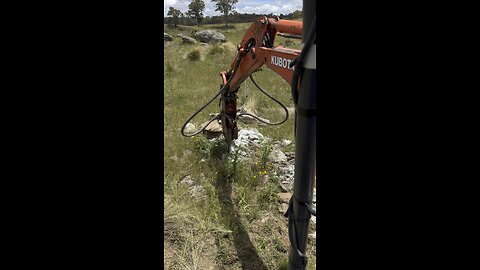 Kubota excavator hammer