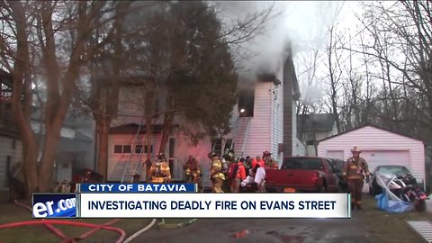 Man and dog dead following fire in Batavia Saturday morning