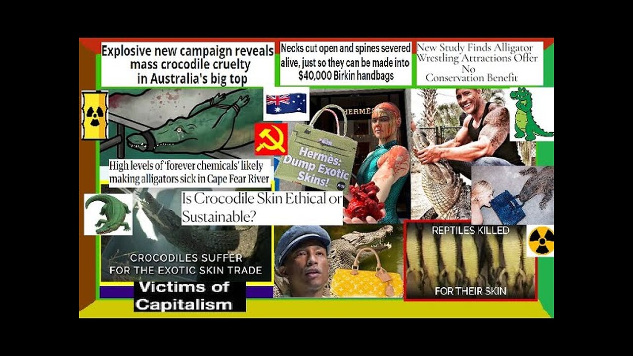 The Crocodile Farming Industry Files (DEEP-DIVE) Capitalism, Fashion, Pollution, True Crime