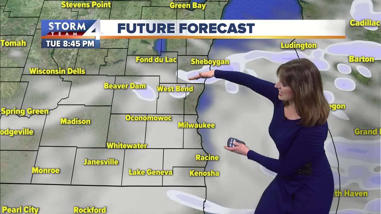Flurries possible Tuesday night, then cold and breezy