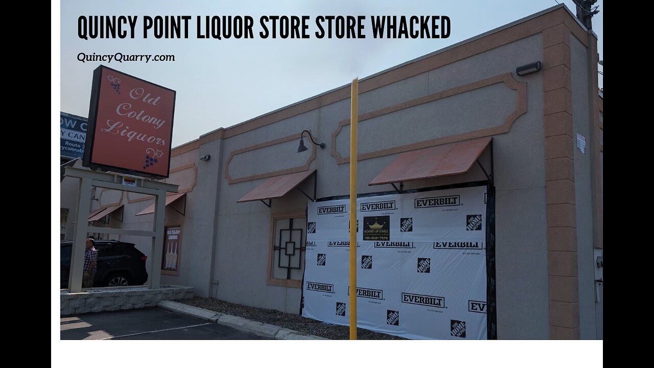 Quincy Point Liquor Store Whacked Weirdly By SUV