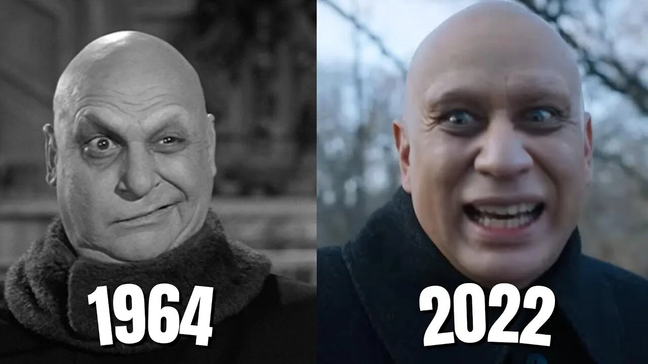 Evolution Of Uncle Fester In Addams Family Movies,Cartoon & Series Through the Years [1964-2022]