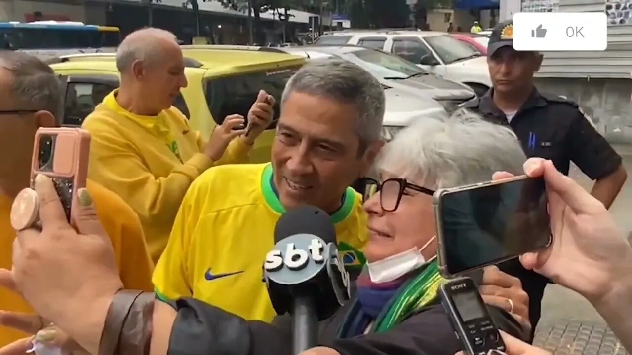 Braga Neto o vice de Bolsonaro vota no Rio de Janeiro