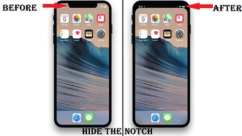 How to Hide the Notch on Your iPhone! 📱🔥