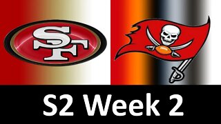 Madden Nfl 23 49ers Vs Buccaneers Simulation Franchise S2 W2