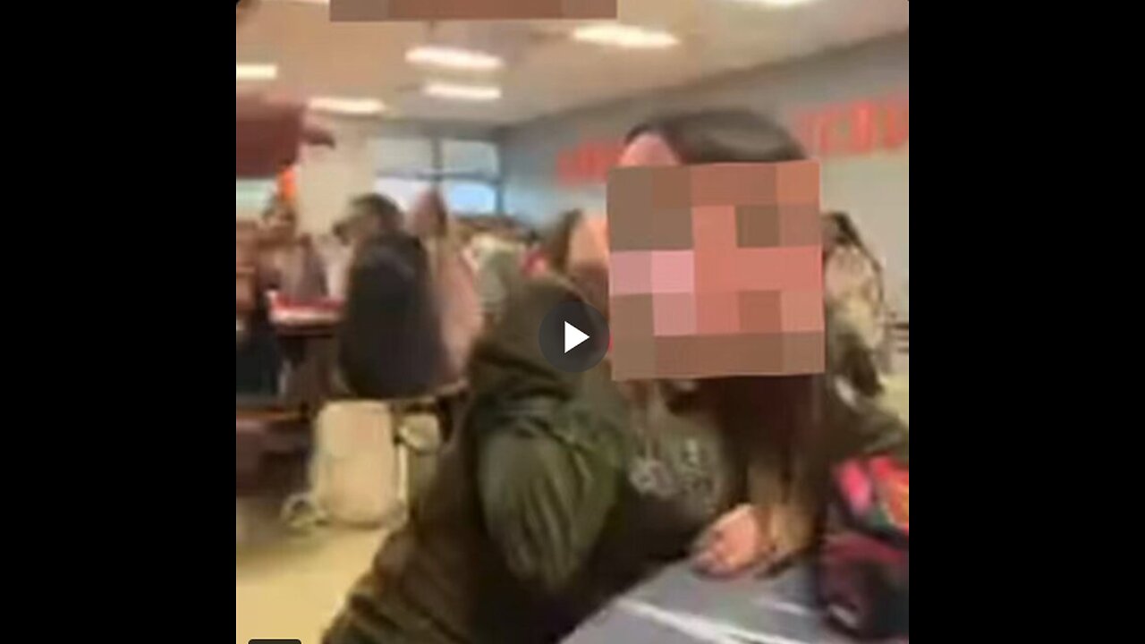 Unhinged teen wearing an animal costume violently attacks another student during lunch