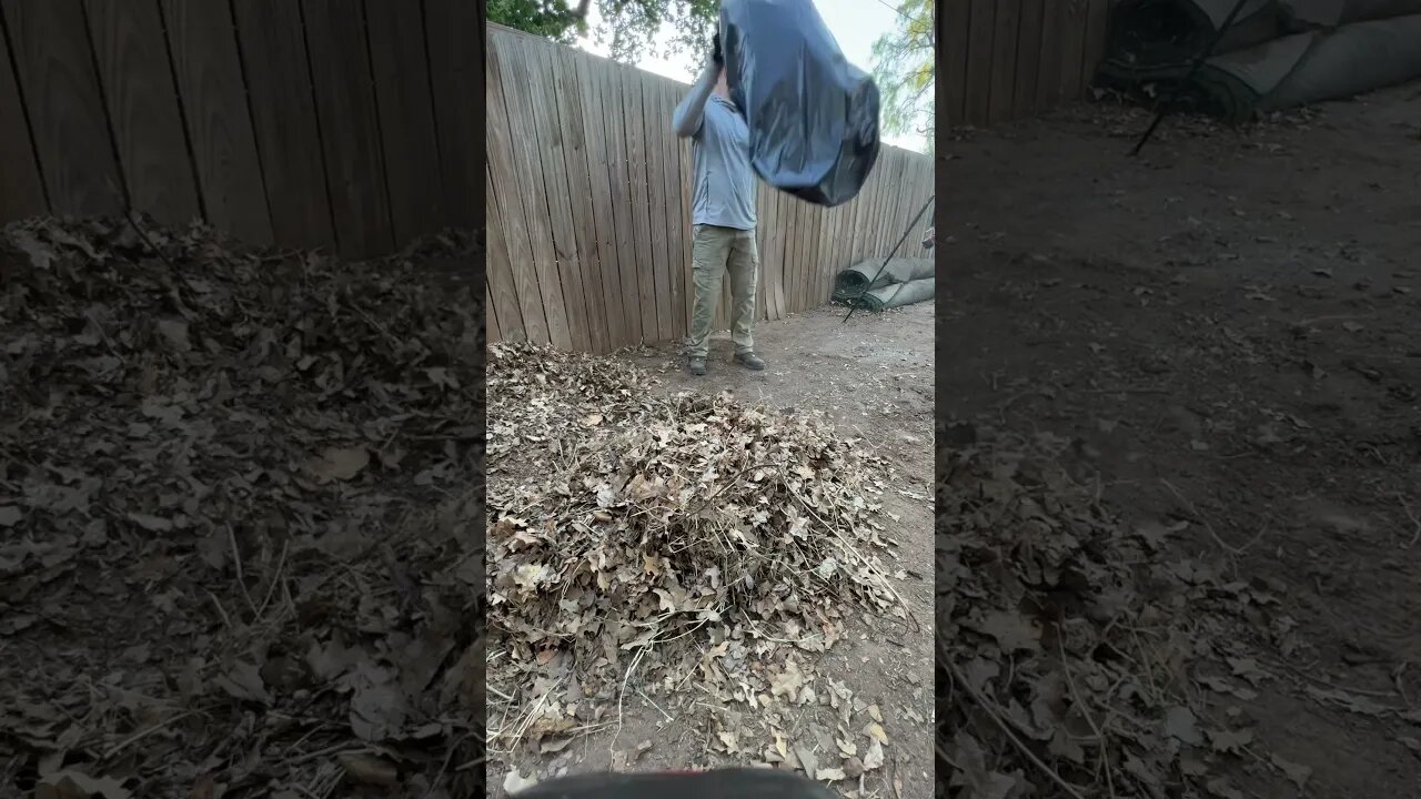 Best Way To Sweep Debris Into A Bag!