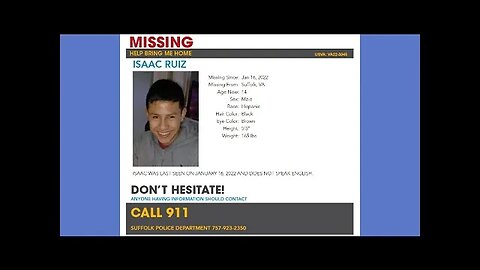 #Missing #Anniversary | Isaac Ruiz | 01/16/22