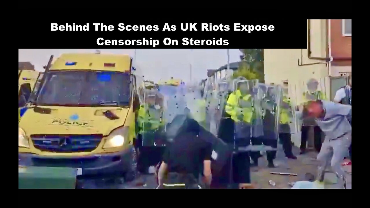 UK Riots Expose Censorship On Steroids Behind The Scenes Man Hit In Twig And Berries Bait And Tackle