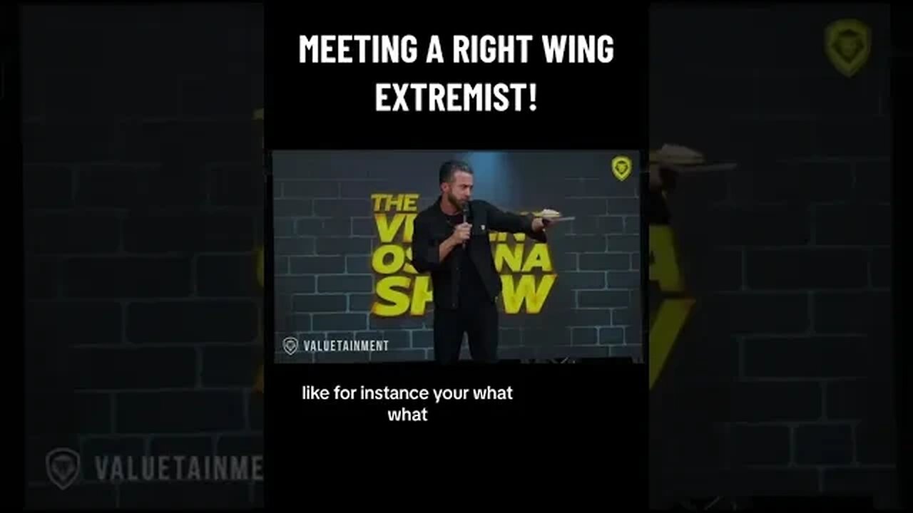 Meeting a RIGHT WING EXTREMIST!! #satire #shorts