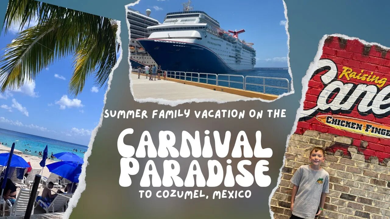 Cruise on the Carnival Paradise to Cozumel leaving Port of Tampa, Florida