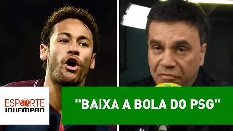 "Baixa a bola do PSG", diz Mauro Beting sobre lesão de NEYMAR