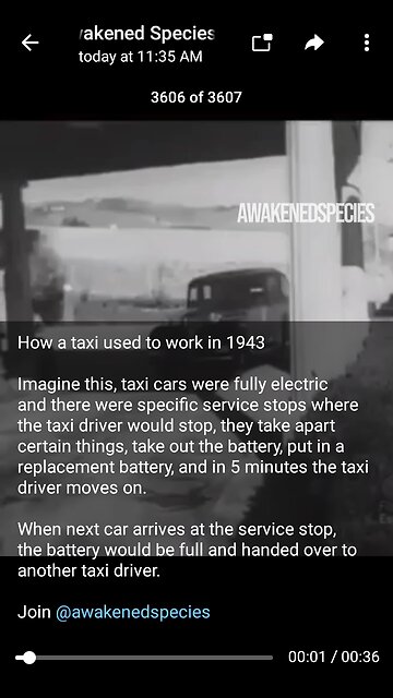 Documentary: Electric Taxi from the Past