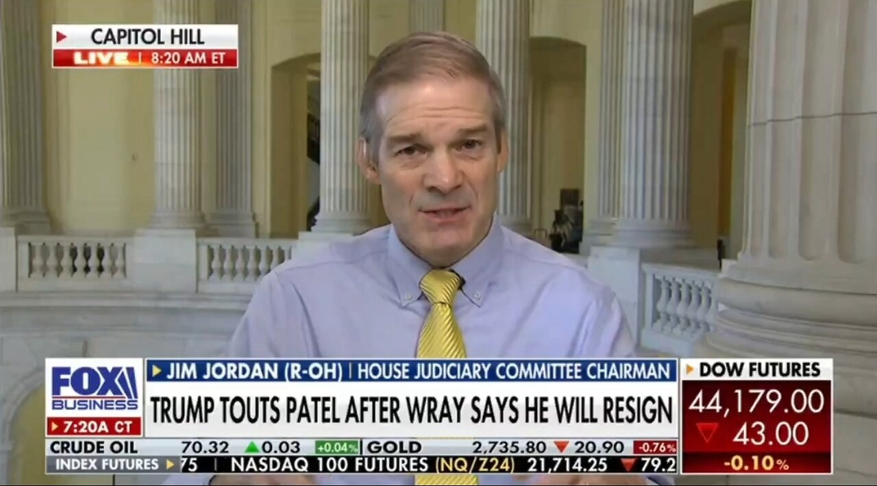 Rep Jim Jordan: DOGE Will Look To Save Every Penny