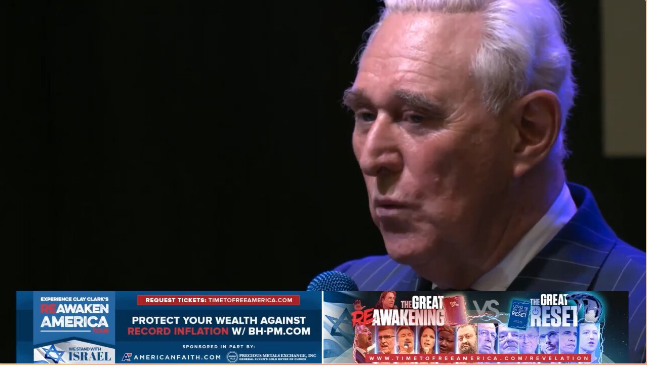 Roger Stone | “I Stand In Front Of You As Living Proof That Jesus Christ Can Do Anything”