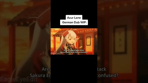 Azur Lane, but it's in German 🇩🇪 #anime #animememes #animeedit