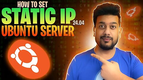 How to set Static IP address on Ubuntu Server 24.04