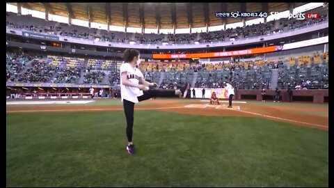 One Of The Widest First Pitches You'll See..