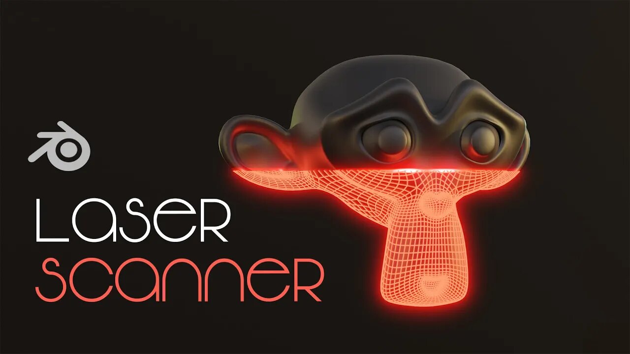 Scan ANY Object with Lasers in Blender 3D!