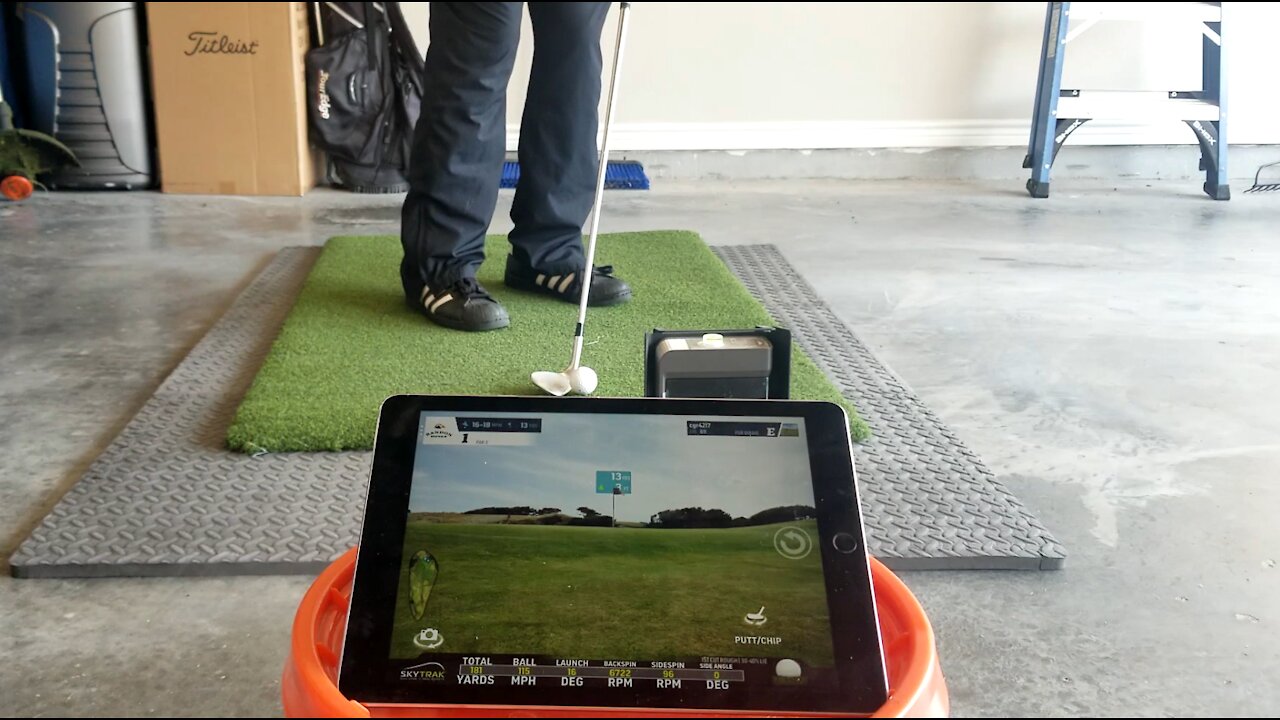 WGT Par 3 practice (via Skytrak!)