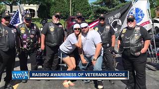 Racine County veteran rides cross country for vet suicide awareness