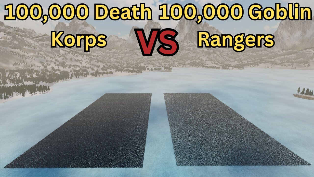 100,000 Death Korps Versus 100,000 Goblin Rangers || Ultimate Epic Battle Simulator 2