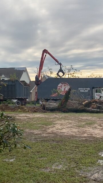 FEMA Disaster Debris Trucks