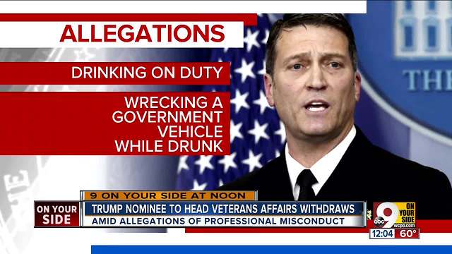 Trump nominee to head VA withdraws