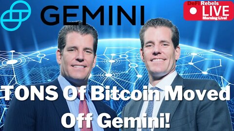 Gemini HUGE Bitcoin Withdrawals | FTX Sex Tape That No One Wants To See | Bitcoin/Altcoin TA