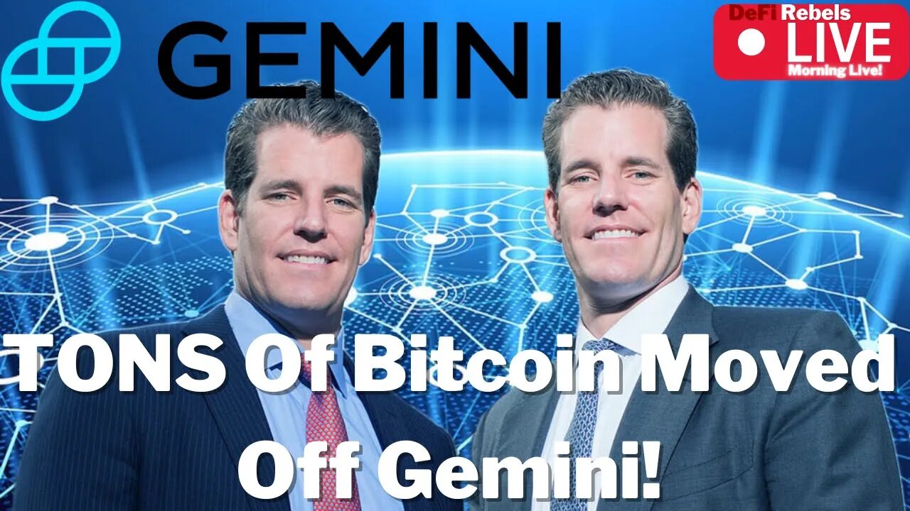 Gemini HUGE Bitcoin Withdrawals | FTX Sex Tape That No One Wants To See | Bitcoin/Altcoin TA