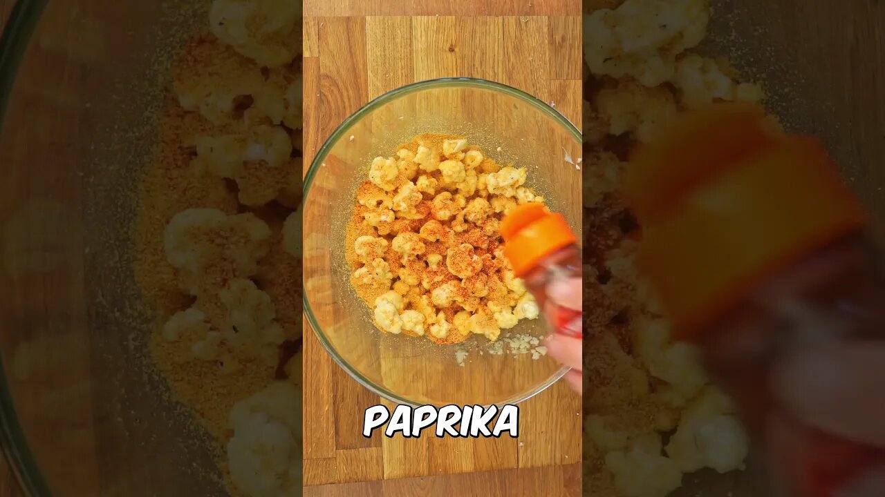 Addictive Cauliflower Popcorn Recipe! #healthy #ASMR #asmrcooking #snack