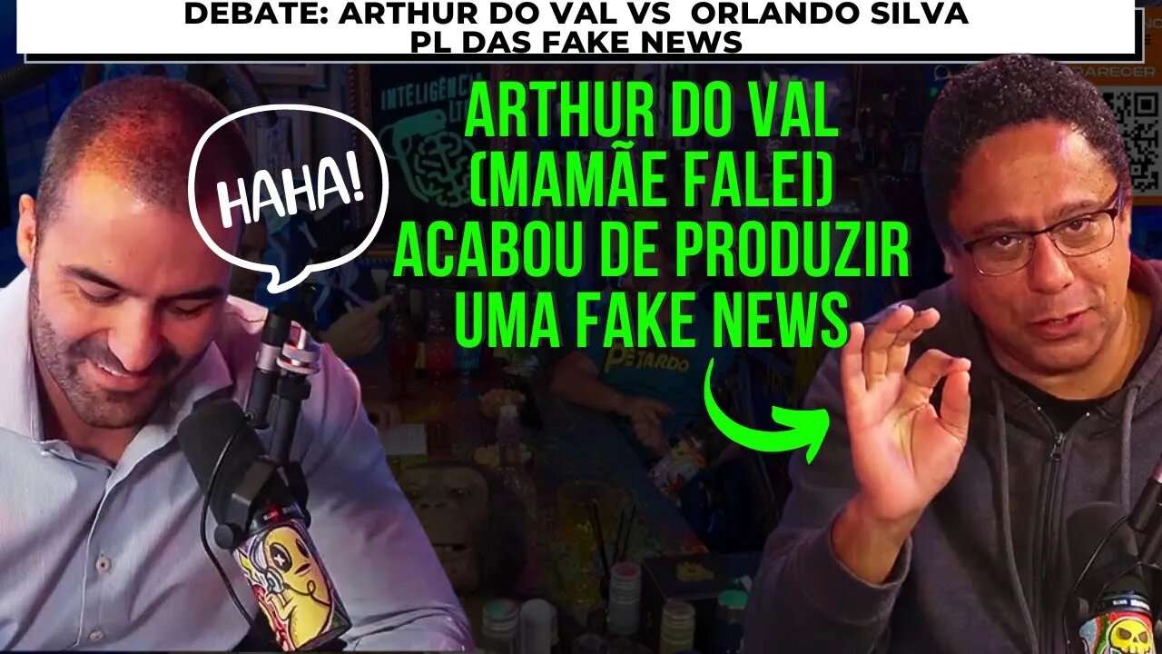 ORLANDO SILVA EXPLANA ARTHUR DO VAL (MAMÃE FALEI) – DEBATE PL DAS FAKE NEWS