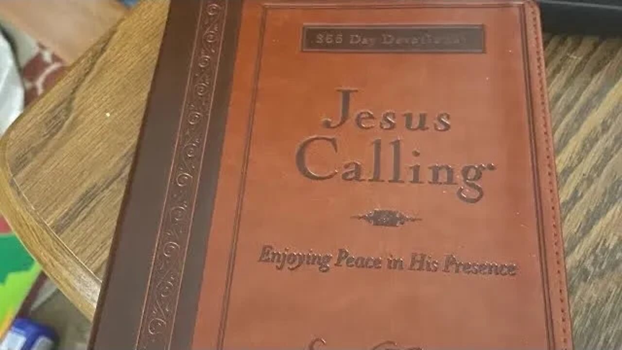 November 9Th| Jesus calling daily devotion.
