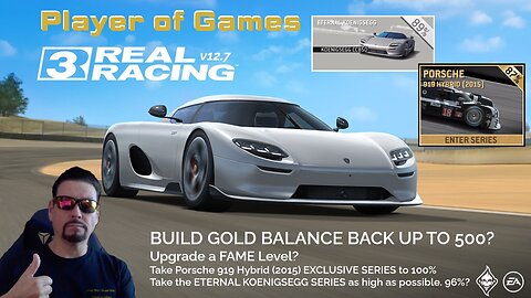 Player of Games: Real Racing 3 Update 12.7: Continue to BUILD MY GOLD BALANCE BACK UP TO 500?
