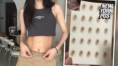 Fake belly buttons being sold online 'to make legs look longer'