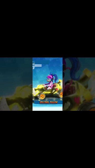 Spectral Yellow Paint Job Showcase - Crash Team Racing Nitro-Fueled