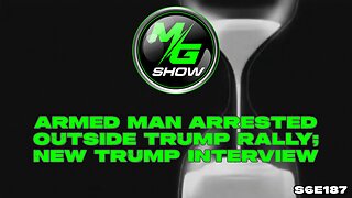 Armed Man Arrested Outside Trump Rally; New Trump Interview