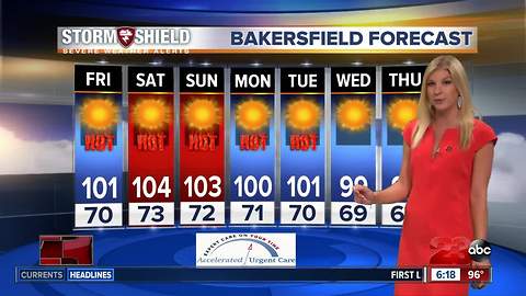 The first weekend of summer will be hot and hazy in the valley