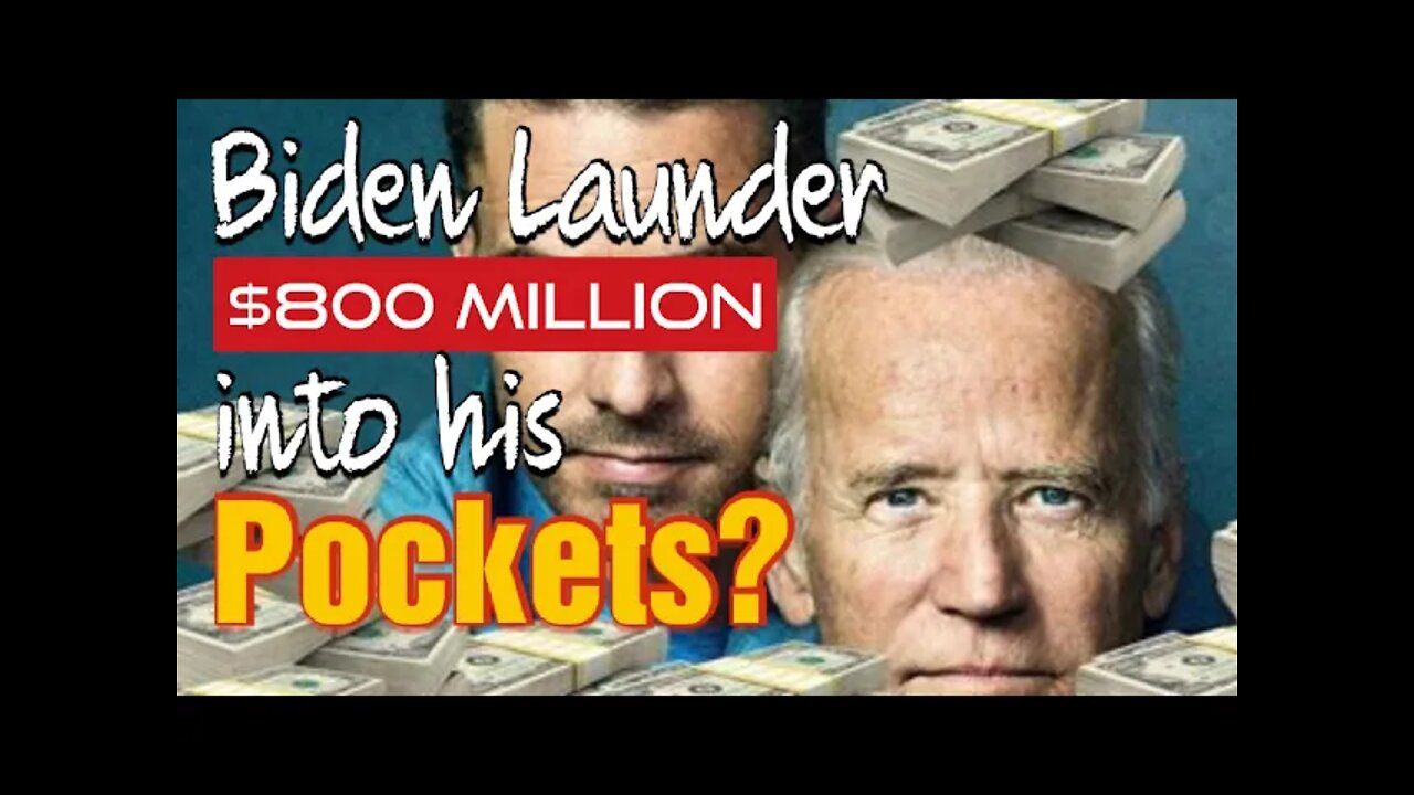Biden Scandel... Launder $800 Millions of U.S. Tax Payer Money for Covid Tests?